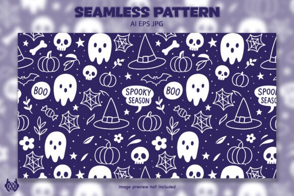 Download Simple Halloween - Pattern Background - Premium Bundle