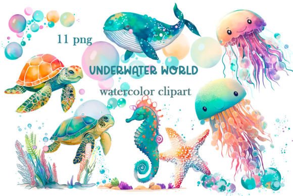 Download Underwater World,  Sea Clipart, Summer - Sea Collection